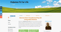 Desktop Screenshot of diabetes-fit-for-life.com